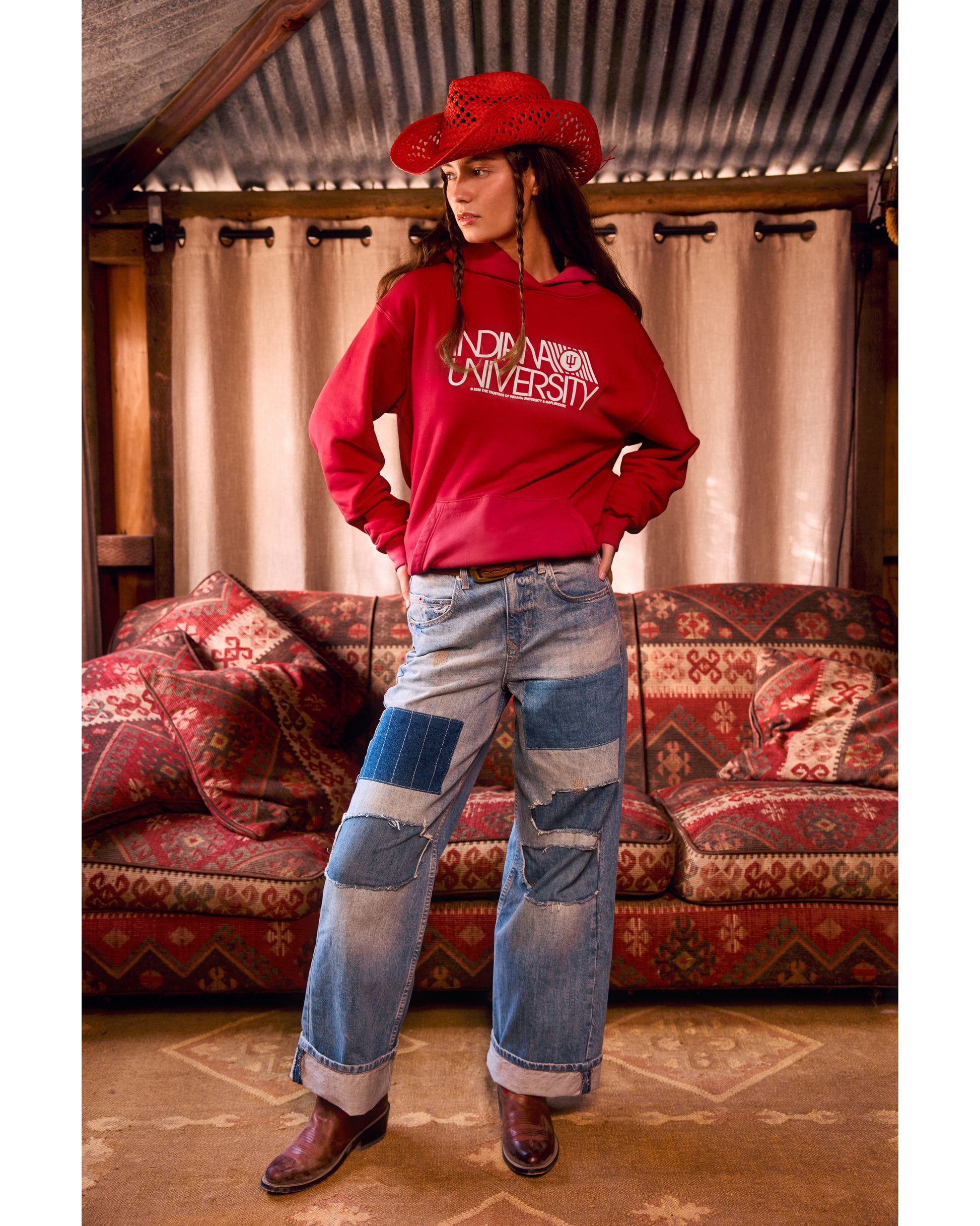 Indiana University "Little 500" Crimson Hoodie