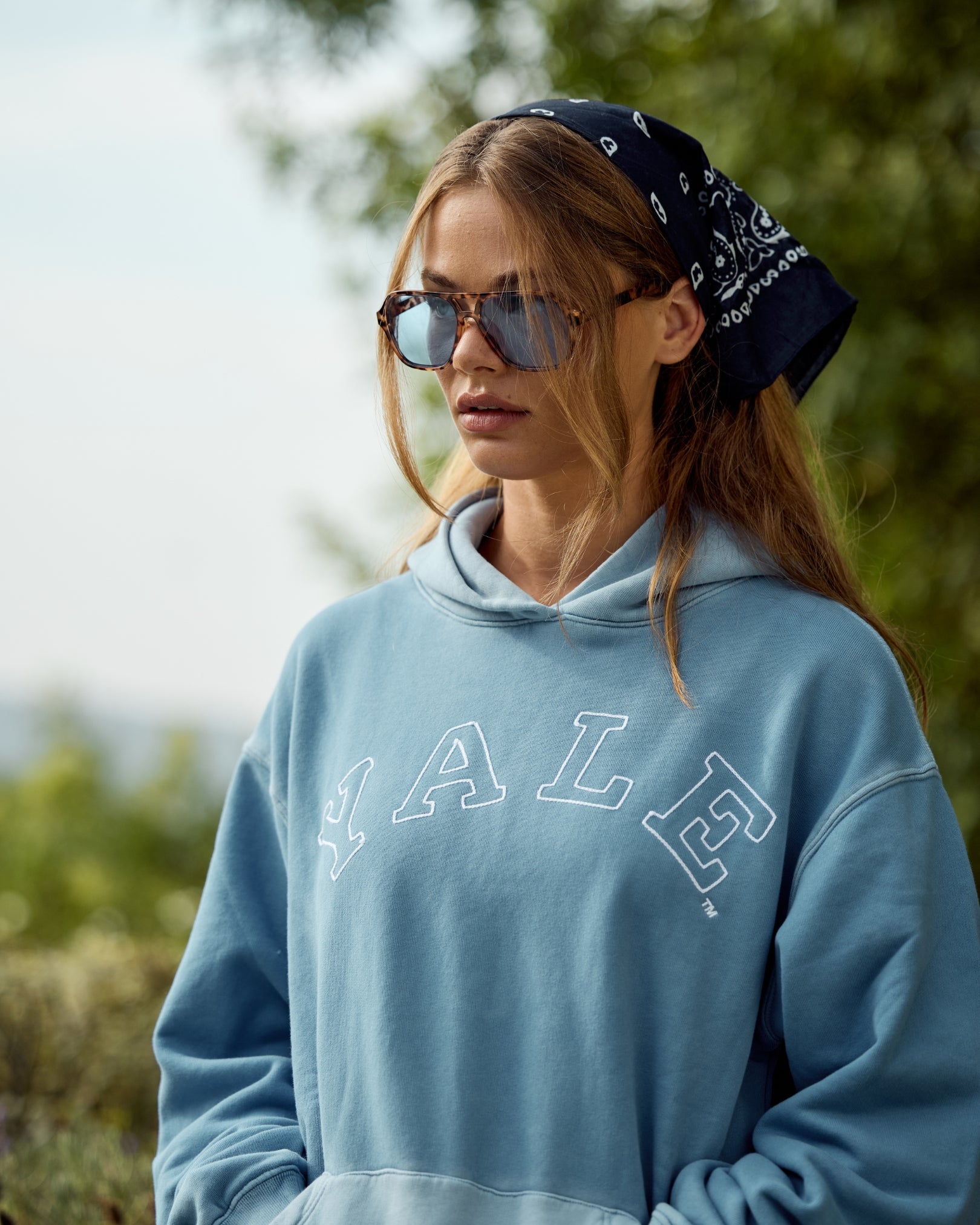 Yale University Campus Chainstitch Hoodie