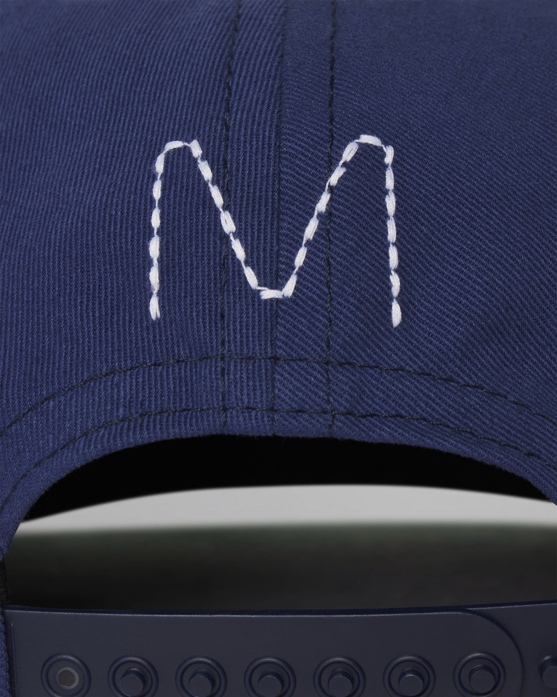 Yale University Chenille 5 Panel Hat - Yale Navy