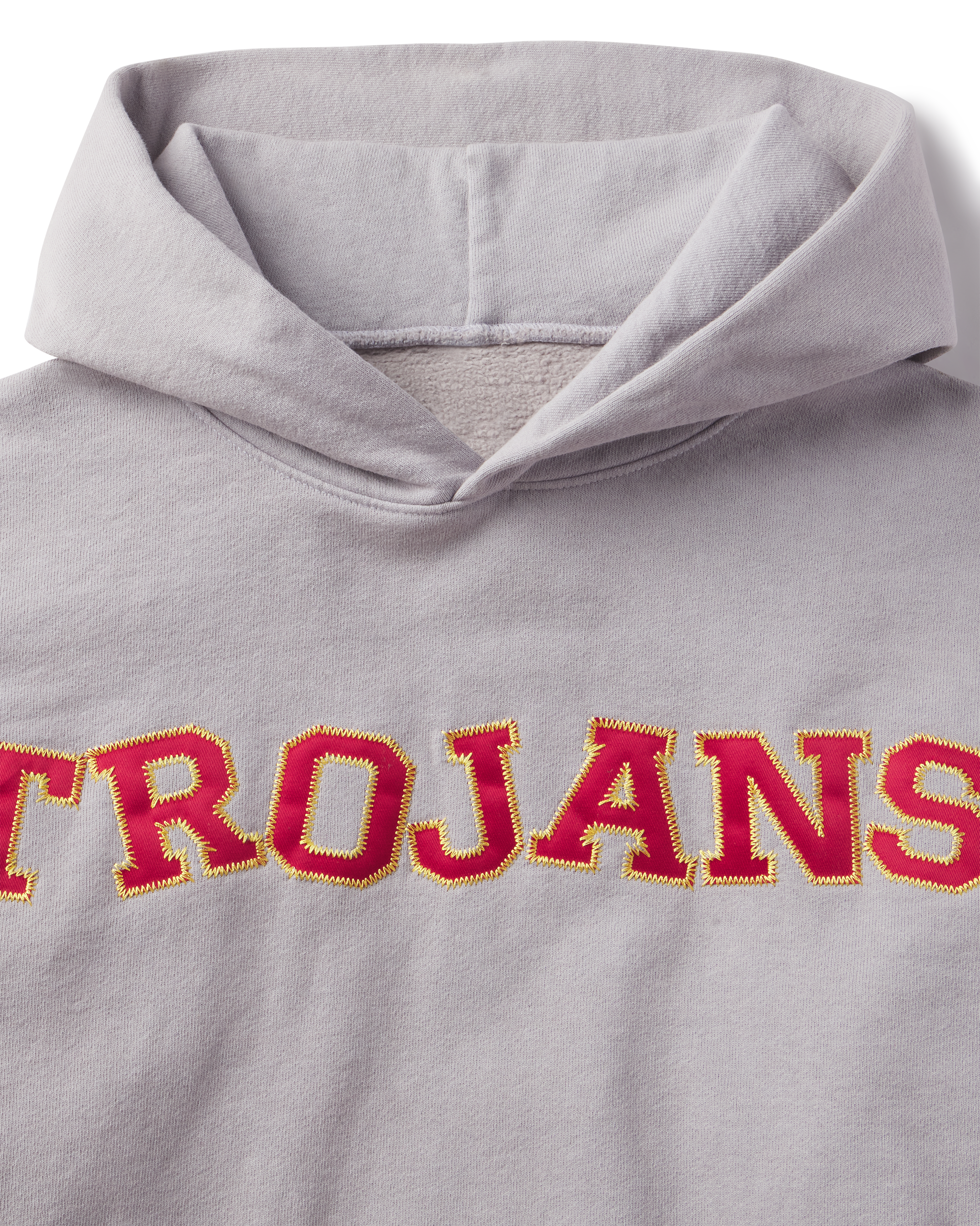 USC "Trojans" Toy Letters Hoodie, Vintage Light Gray