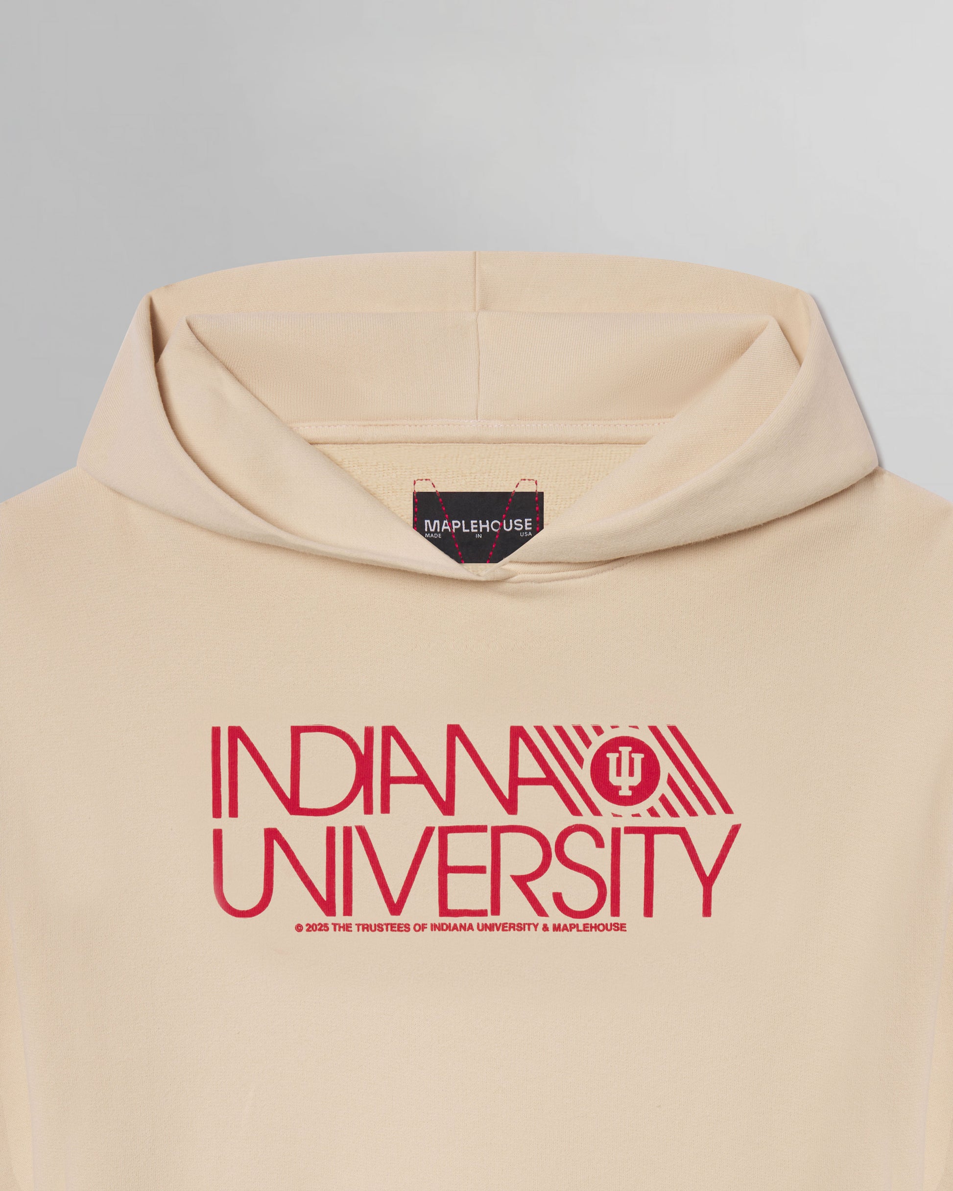 Indiana University "Little 500" Dairy Cream Hoodie