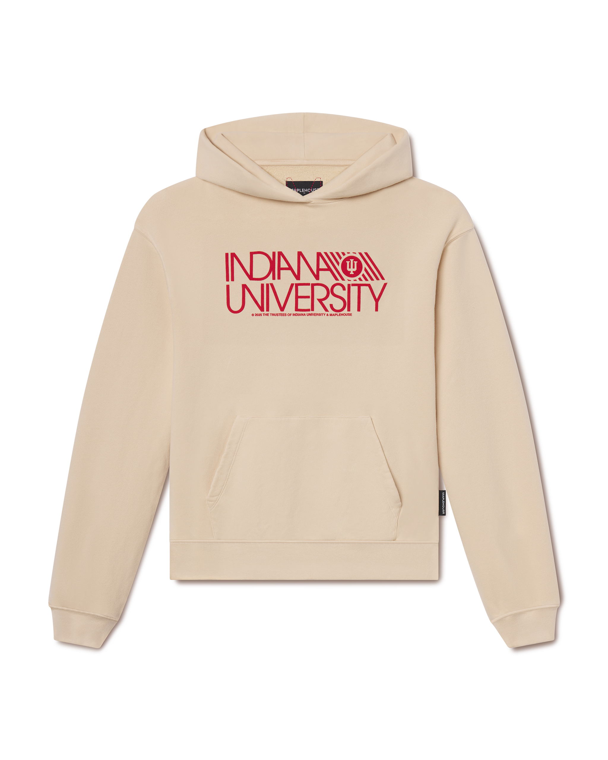 Indiana University Campus Dairy Cream Hoodie