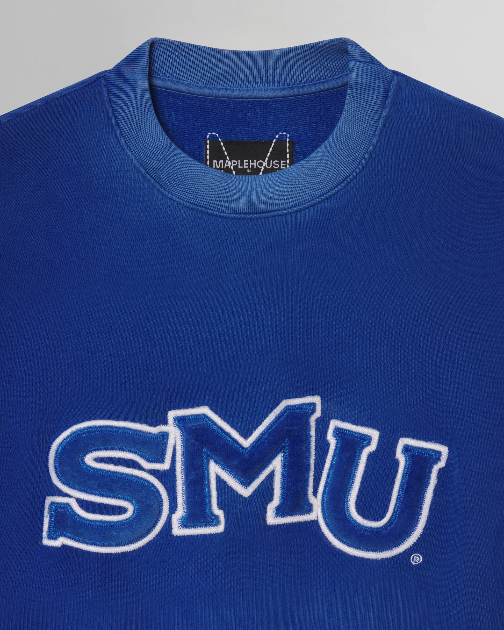 SMU Fuzzy Crewneck