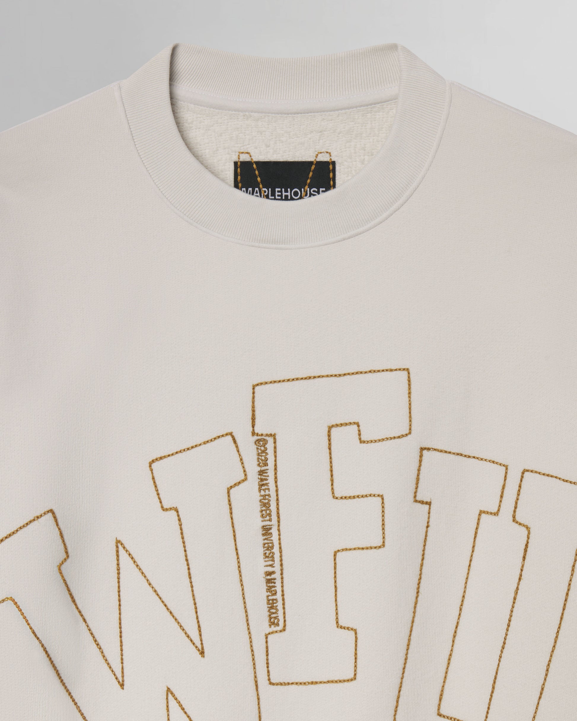 Wake Forest University Chainstitch Crewneck