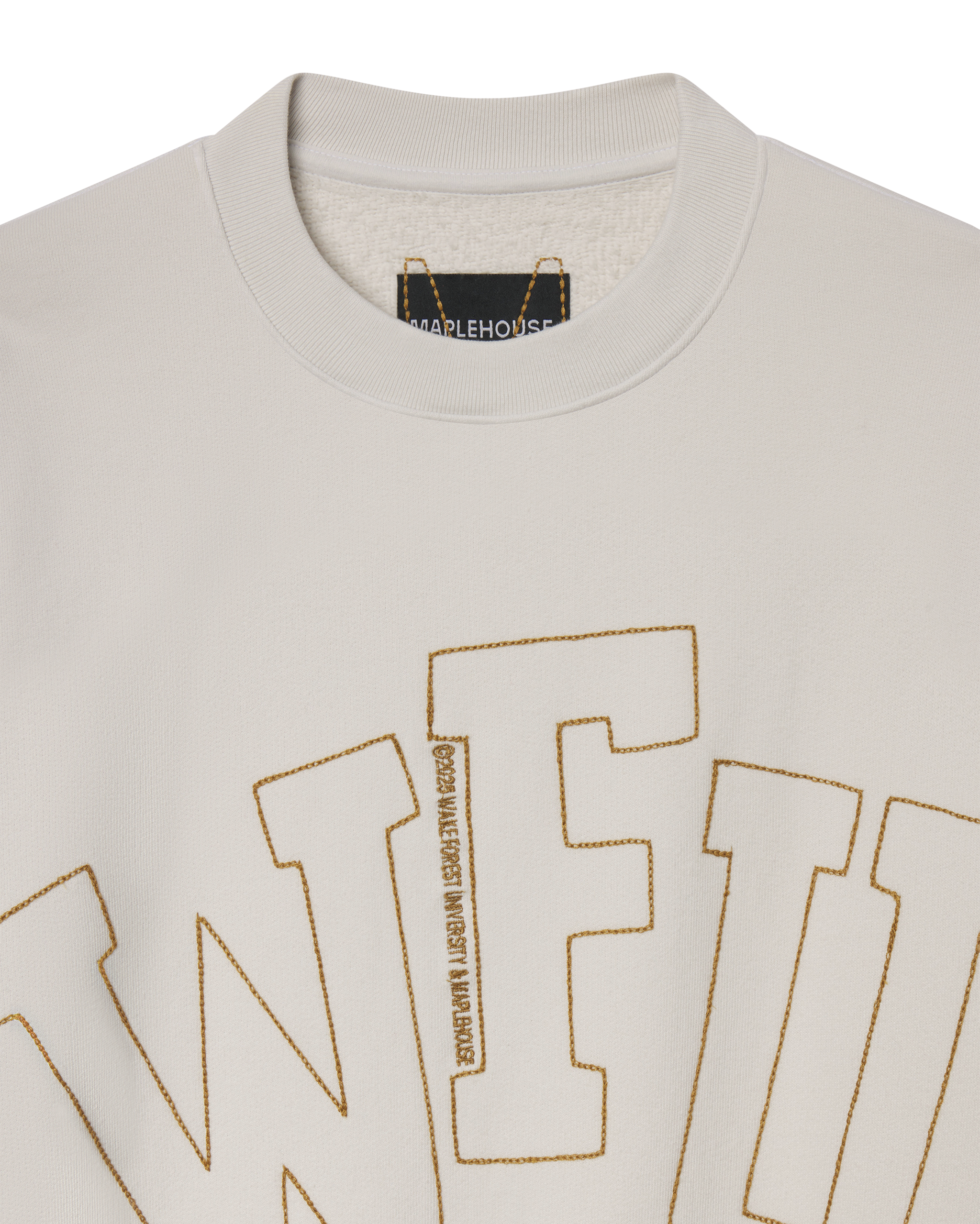 Wake Forest University Chainstitch Crewneck