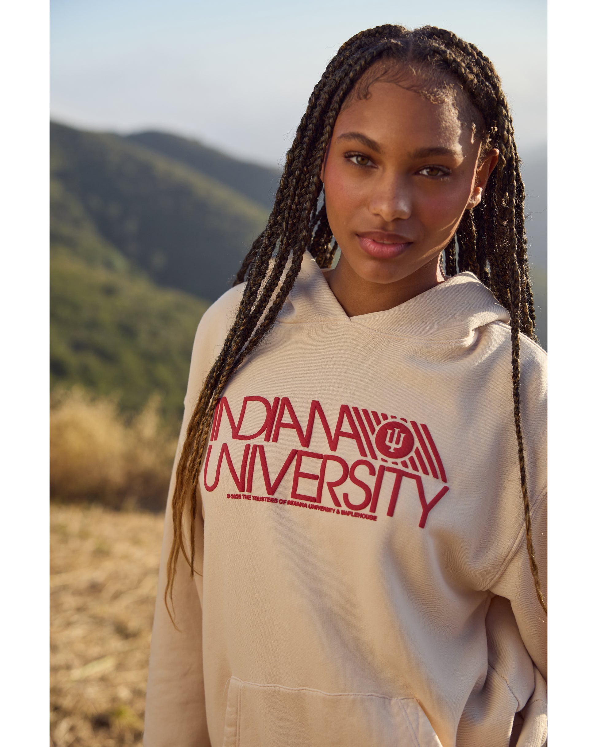 Indiana University "Little 500" Dairy Cream Hoodie