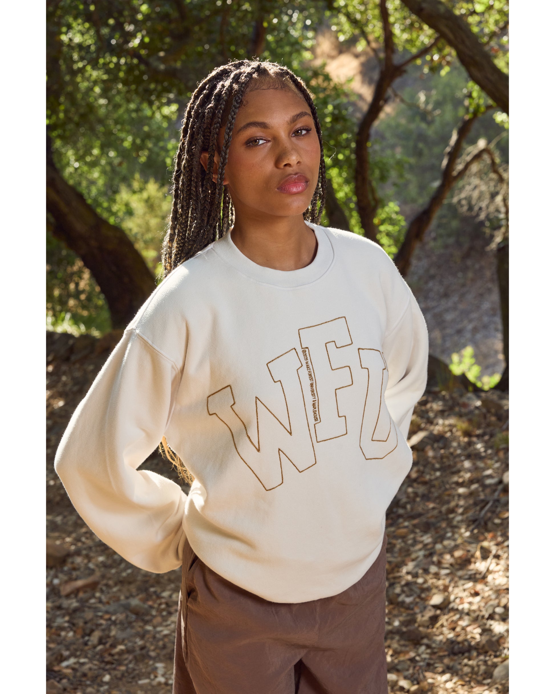 Wake Forest University Chainstitch Crewneck