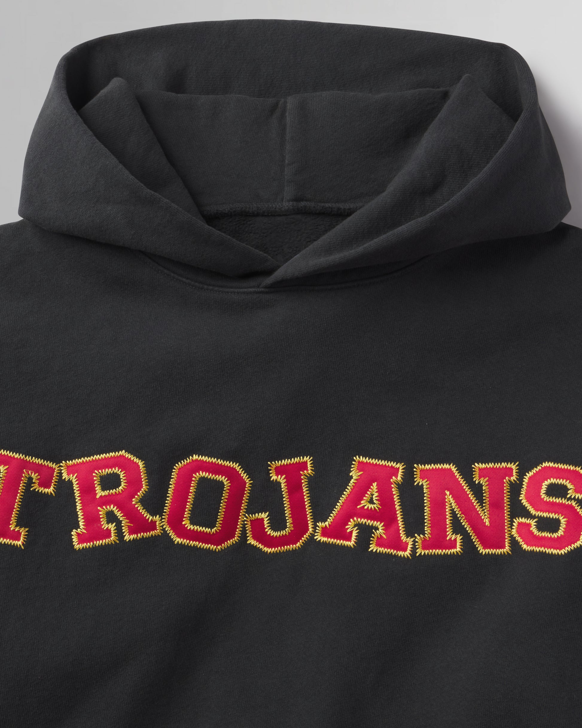USC "Trojans" Toy Letters Hoodie, Vintage Black