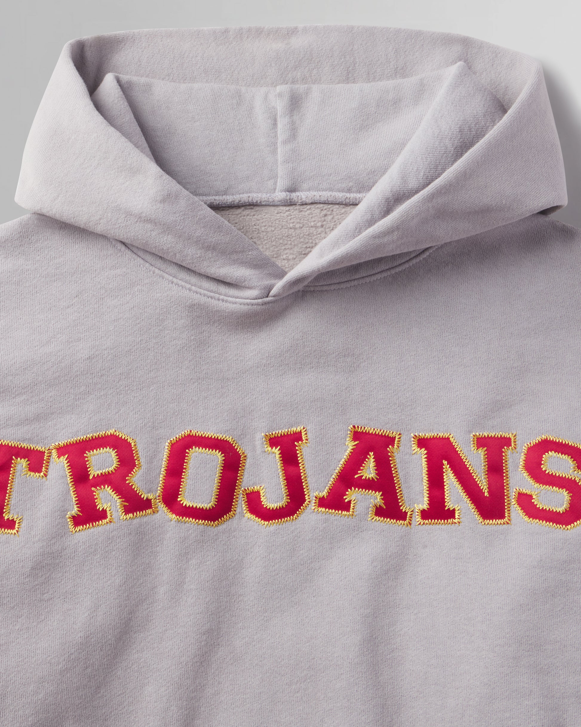 USC "Trojans" Toy Letters Hoodie, Vintage Light Gray