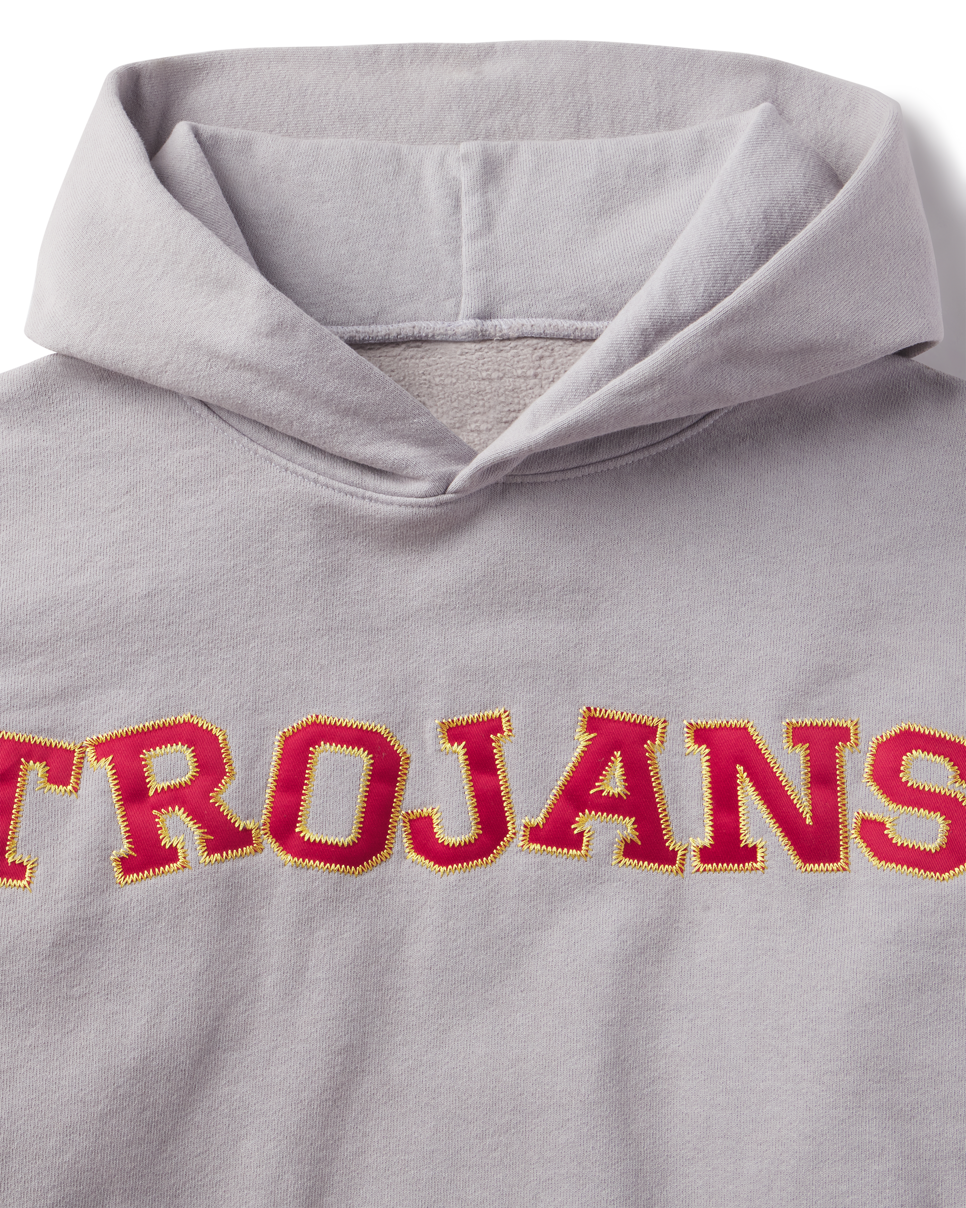 USC "Trojans" Toy Letters Hoodie, Vintage Light Gray