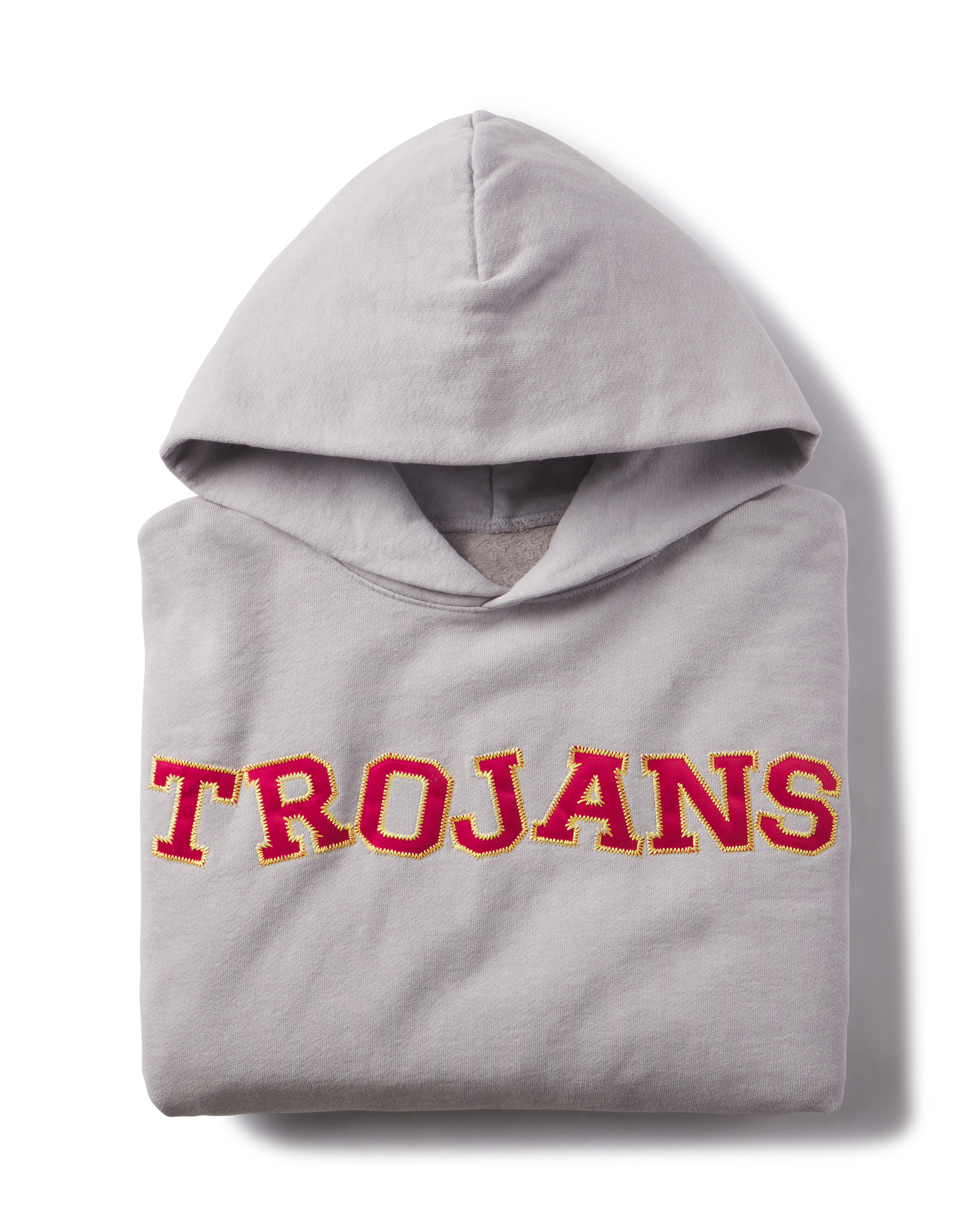 USC "Trojans" Toy Letters Hoodie, Vintage Light Gray