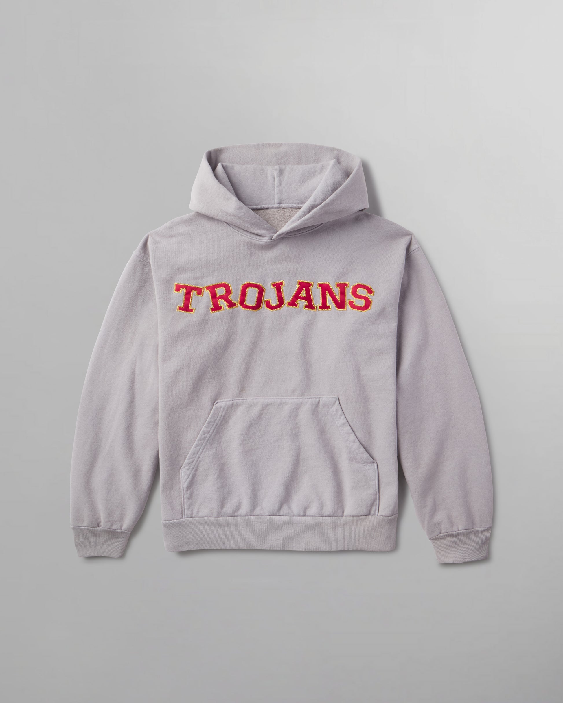 USC "Trojans" Toy Letters Hoodie, Vintage Light Gray