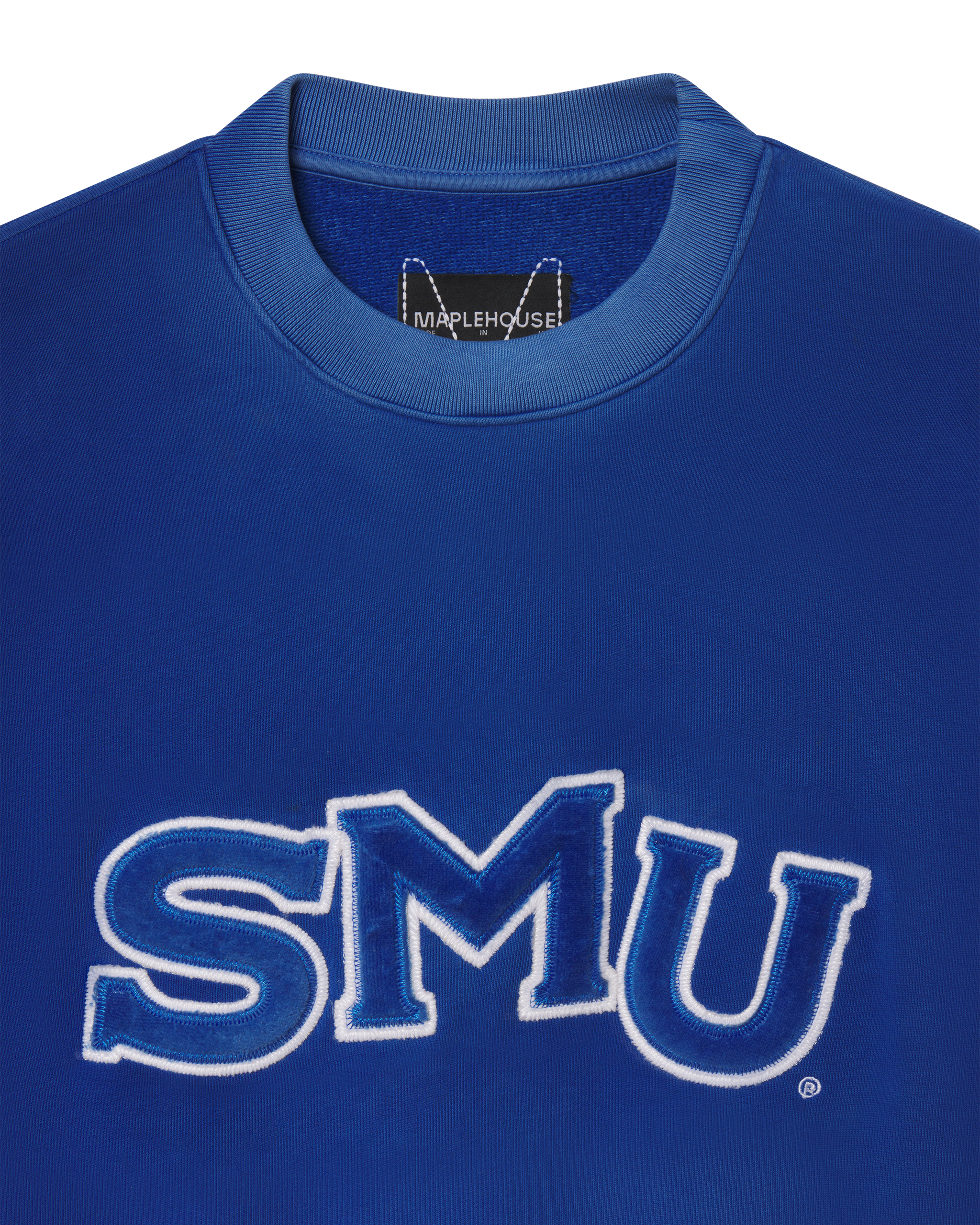 SMU Fuzzy Crewneck